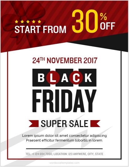 Black Friday Flyer