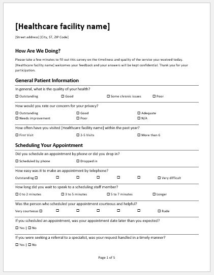 Excel Survey Template from www.wordexceltemplates.com