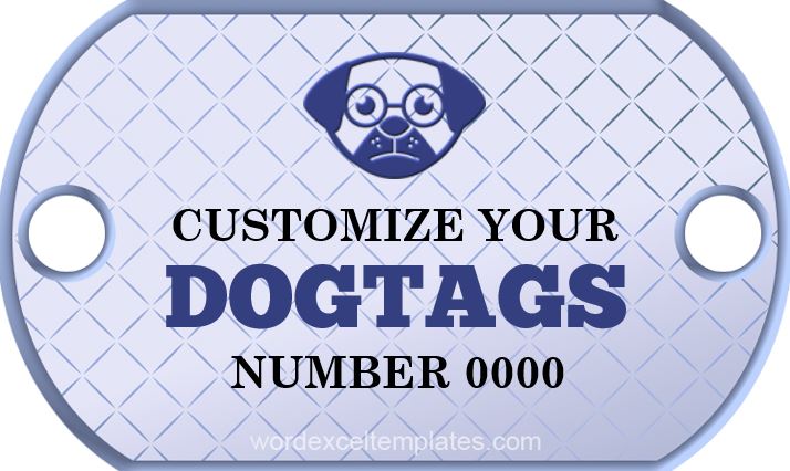 Dog Tag Template