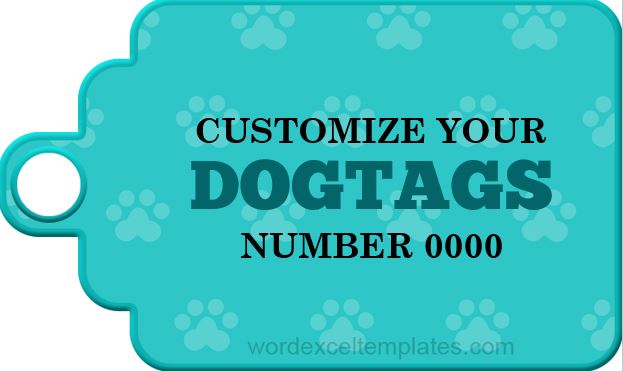Dog Tag Sample
