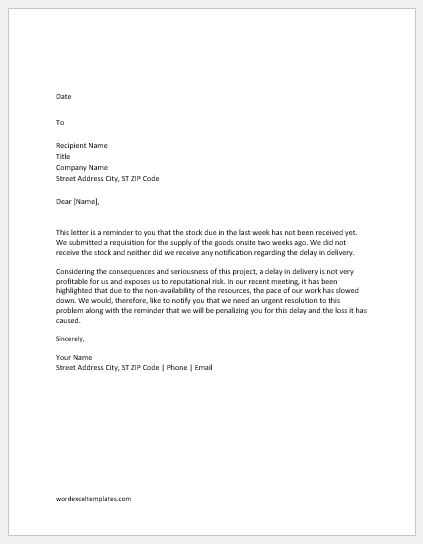 Sample Complaint Letter Against Supervisor from www.wordexceltemplates.com