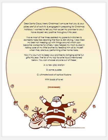 Secret Santa email sample