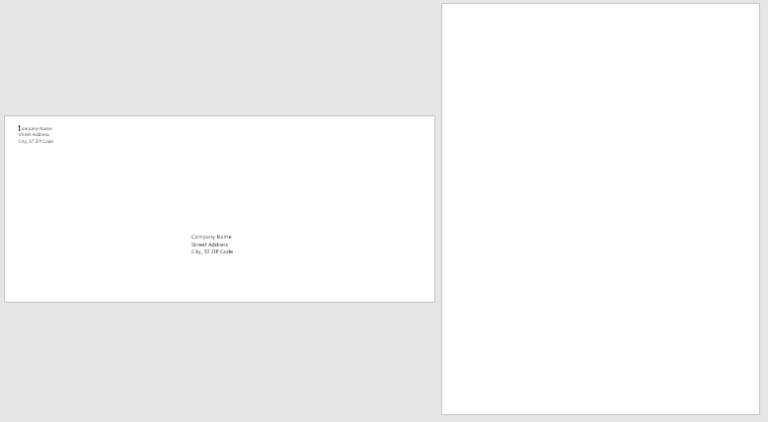 ms word envelope template download ms word envelope template download