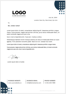 MS Word Letterhead Template