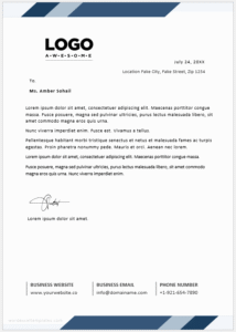 MS Word Letterhead Template