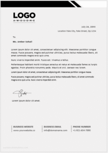 MS Word Letterhead Template