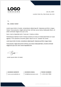 MS Word Letterhead Template