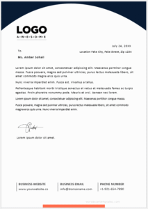 MS Word Letterhead Template