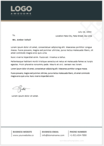 MS Word Letterhead Template