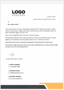 MS Word Letterhead Template