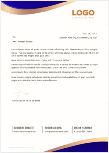 MS Word Letterhead Template