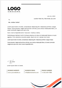 MS Word Letterhead Template