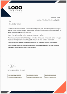 MS Word Letterhead Template