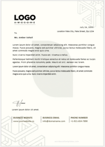 MS Word Letterhead Template