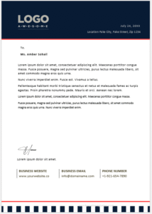 MS Word Letterhead Template
