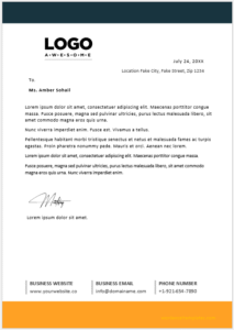 MS Word Letterhead Template