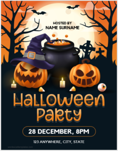 Halloween Party Flyer Template