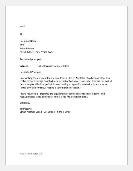 Sample Letter Of Request For Equipment