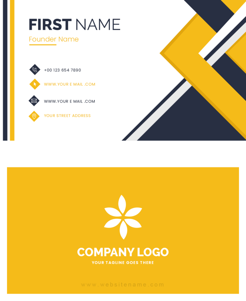 MS Word business card template
