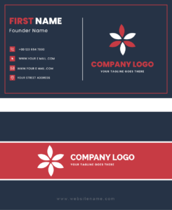 MS Word business card template