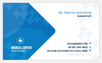 Doctor Business card template