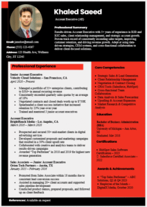 Account Executive Resume