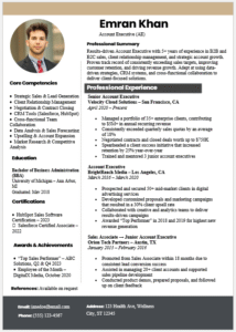 Account Executive Resume