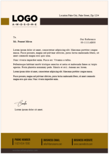 Company Letterhead Template