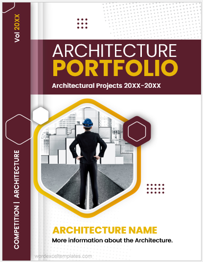 Architecture portfolio cover page