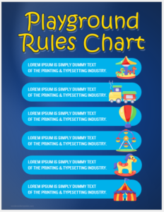 Playground rule chart template