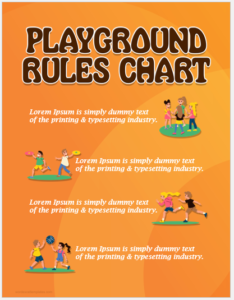 Playground rule chart template