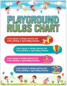 Playground rule chart template