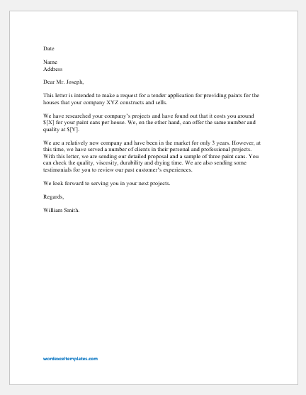 Letter Of Request Templates from www.wordexceltemplates.com