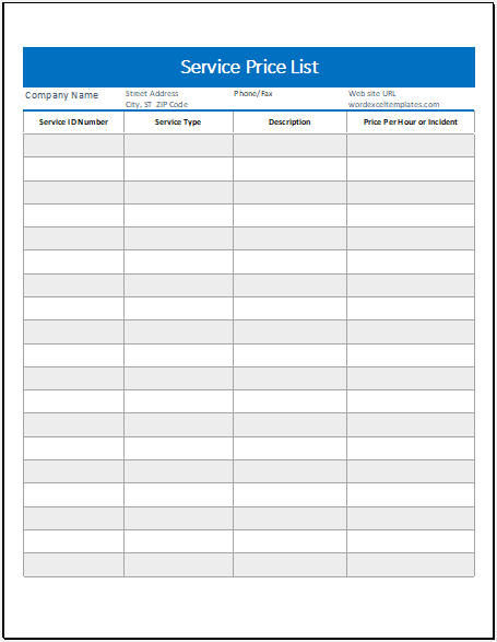 Excel Address List Template from www.wordexceltemplates.com