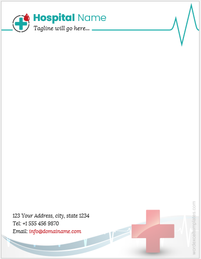 Hospital letterhead template