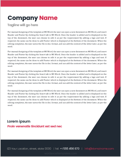 Business Letterhead Template