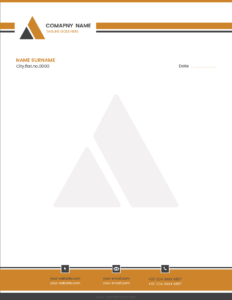 Business letterhead template