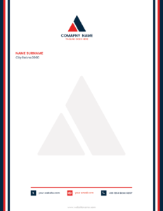 Business letterhead template