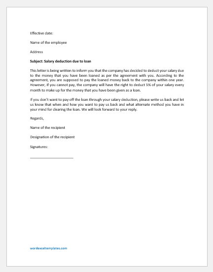 salary-deduction-letter-to-employee-for-loan-download-free