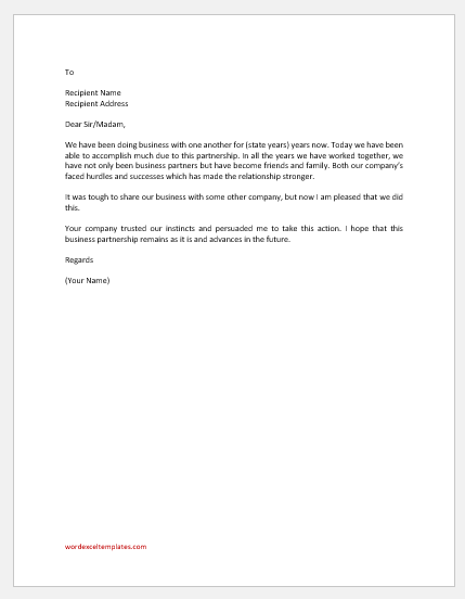 thank you letter for business partnership | download nursery teacher cv sample resume college student with no experience