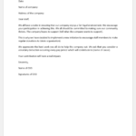 Request Letter to Staff for Voluntary Deduction from Salary