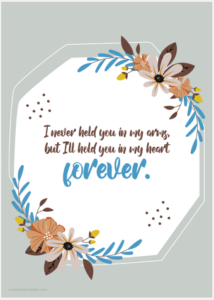 Sympathy card template