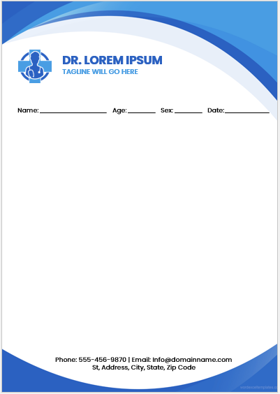 Doctor notepad template