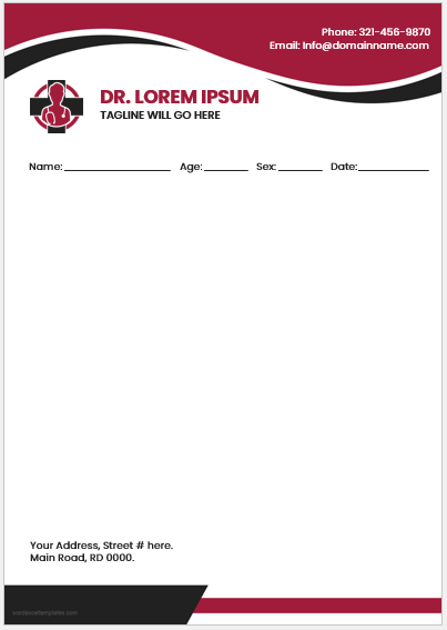 Doctor notepad template