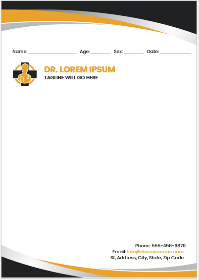 Doctor notepad template