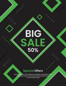 Sale Flyer Template for MS Word