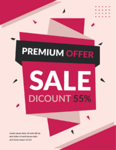 Sale Flyer Template for MS Word