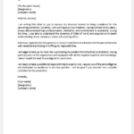 Letter Requesting Promotion Consideration