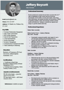 Sales Associate Resume Template