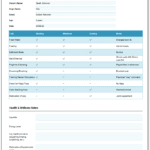Daily Dog Care Checklist Template